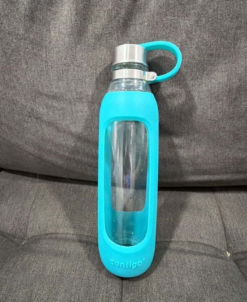 Contigo Purity 20 oz Glass Water Bottle with Silicone Sleeve